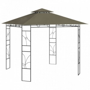 Tópszínű pavilon 3 x 3 x 2,7 m 160 g|m²