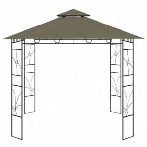 Tópszínű pavilon 3 x 3 x 2,7 m 160 g|m²