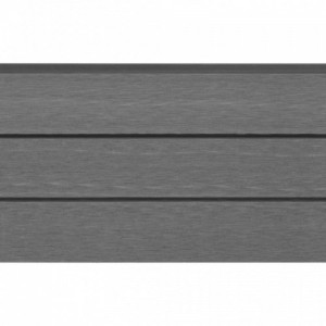 3 db négyszögletes szürke WPC kerítéselem 526 x 185 cm