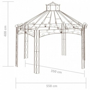 Antik barna vas kerti pavilon 558 x 350 x 408 cm