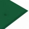 Tömör tíkfa Batavia pad zöld párnával 150 cm