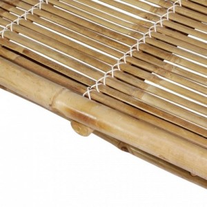 Kétszemélyes bambusz napozóágy párnákkal