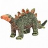 Álló, zöld és narancssárga plüss stegosaurus XXL