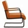 Barna konzolos műbőr szék