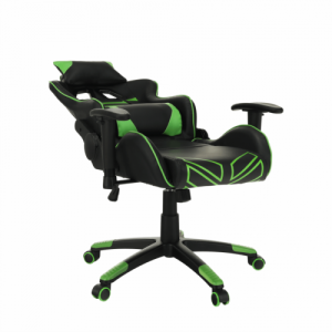 Irodai|gamer fotel, fekete|zöld, BILGI