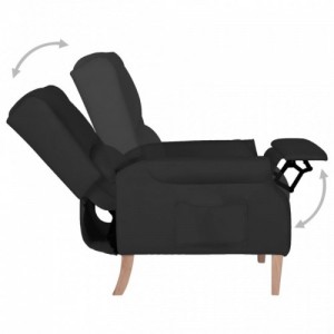 Fekete szövet dönthető szék