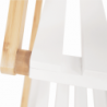 3 polcos állvány, természetes bambusz|fehér, PEORIA TYP 2