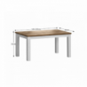 Asztal STD, nyitható, sosna andersen|tölgy lefkas, 160-203x90 cm, PROVANCE