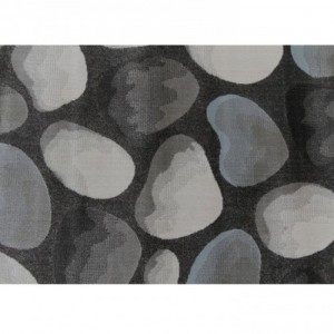 Szőnyeg, barna|szürke|kő minta, 133x190, MENGA