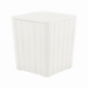 Kerti tároló doboz|kisasztal, fehér, IBLIS