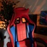Irodai|gamer szék, kék|piros, SPIDEX