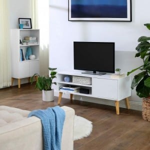 Fehér tv állvány 110 x 40 x 50 cm