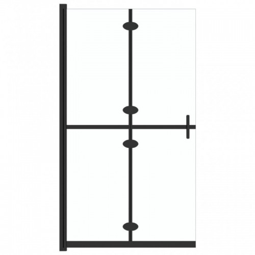 Átlátszó ESG üveg összecsukható zuhanyfal 70 x 190 cm