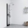Átlátszó ESG üveg összecsukható zuhanyfal 110 x 190 cm