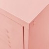 Rózsaszín acél TV-szekrény 105 x 35 x 50 cm