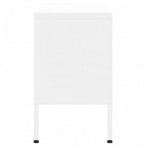 Fehér acél TV-szekrény 105 x 35 x 50 cm