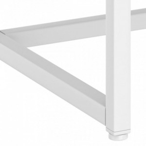Fehér acél tálalóasztal 72 x 35 x 75 cm