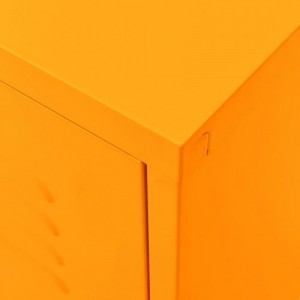 Mustársárga acél TV szekrény105 x 35 x 50 cm