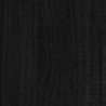 Fekete tömör fenyőfa könyvszekrény|térelválasztó 100x30x167,5cm