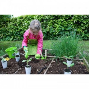 Zöld gyerek kerti kesztyű
