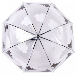 Cinegés átlátszó esernyő