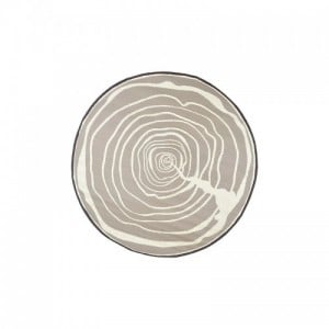 Fatörzs mintás, kör alakú, kétoldalú kültéri szőnyeg