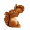 Mókus polyresin szobor kis mókussal