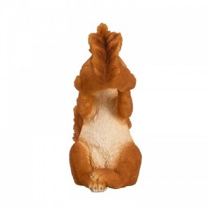 Mókus polyresin szobor kis mókussal