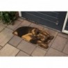 Kókuszrost németjuhász kutya formájú lábtörlő 74 x 37 cm