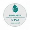Bioplasztik 4 db-os kistányér szett, fehér