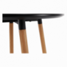Bárasztal, fekete|tölgy, átmérő 60 cm, IMAM
