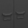 Fekete fém ipari ruhásszekrény 90 x 50 x 180 cm