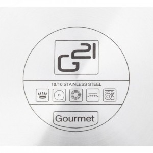 G21 Gourmet Magic 9 darabos edénykészlet fedővel, rozsdamentes acél