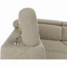 Luxus kivitelű ülőgarnitúra, bézs|téglavörös, jobbos, MARIETA U