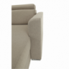 Luxus kivitelű ülőgarnitúra, bézs|téglavörös, balos, MARIETA U