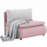 Kinyitható fotel, rózsaszín|világosszürke KENY NEW