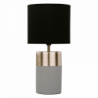 Asztali lámpa, világosszürke|fekete, QENNY TYP 20