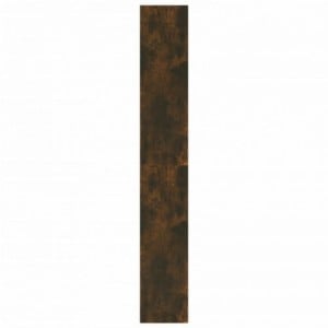 Füstös tölgyszínű fa könyvszekrény|térelválasztó 80x30x198 cm