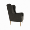 Kényelmes fotel, barna|bükk, BREDLY