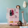 Moduláris szekrény gyerekeknek, rózsaszín|gyerek minta, NORME