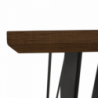 Étkezőasztal, tölgy|fekete, 150x80 cm, FRIADO