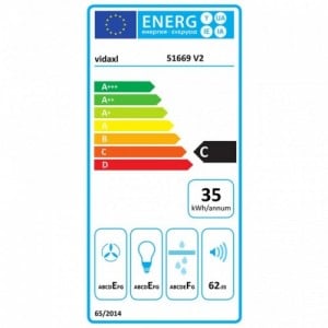 Fekete acél és edzett üveg fali páraelszívó 90 cm