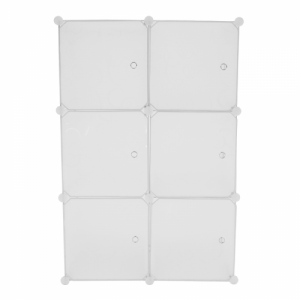 Praktikus moduláris szekrény, fehér|mintás, ZERUS