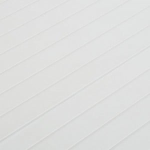 Fehér polipropilén kerti asztal 220 x 90 x 72 cm