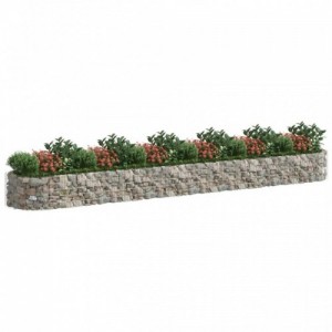 Horganyzott vas gabion magaságyás 600x100x50 cm