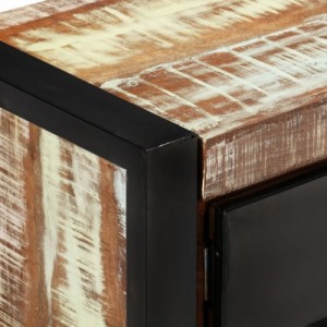 Tömör újrahasznosított fa TV-szekrény 120 x 30 x 40 cm