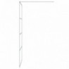 Ezüstszínű átlátszó ESG üveg zuhanyfal 100 x 195 cm