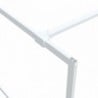 Fehér átlátszó ESG üveg zuhanyfal 90 x 195 cm