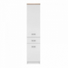 Polcos szekrény 2D1S, fehér|tölgy sonoma, TOPTY TYP 05