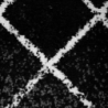 Szőnyeg, fekete|minta, 57x90 cm, MATES TYP 1